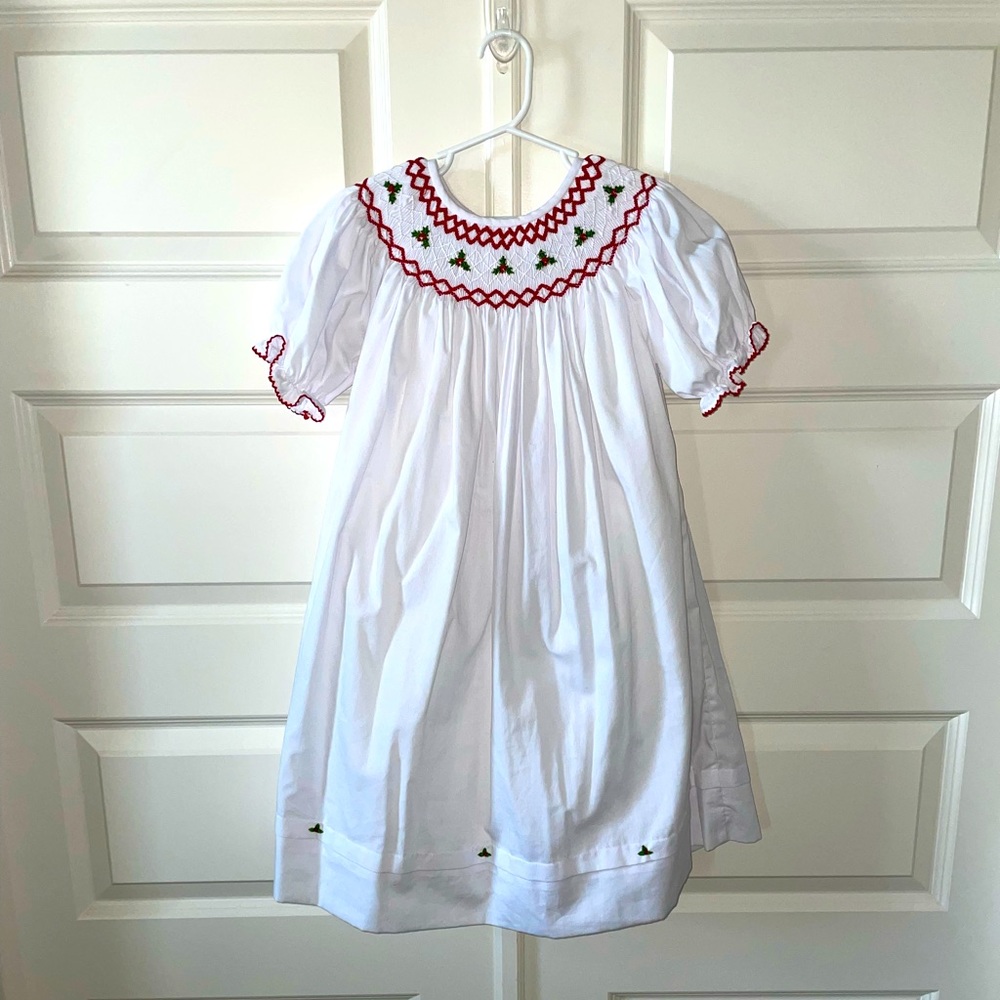 Smocked Christmas Dress